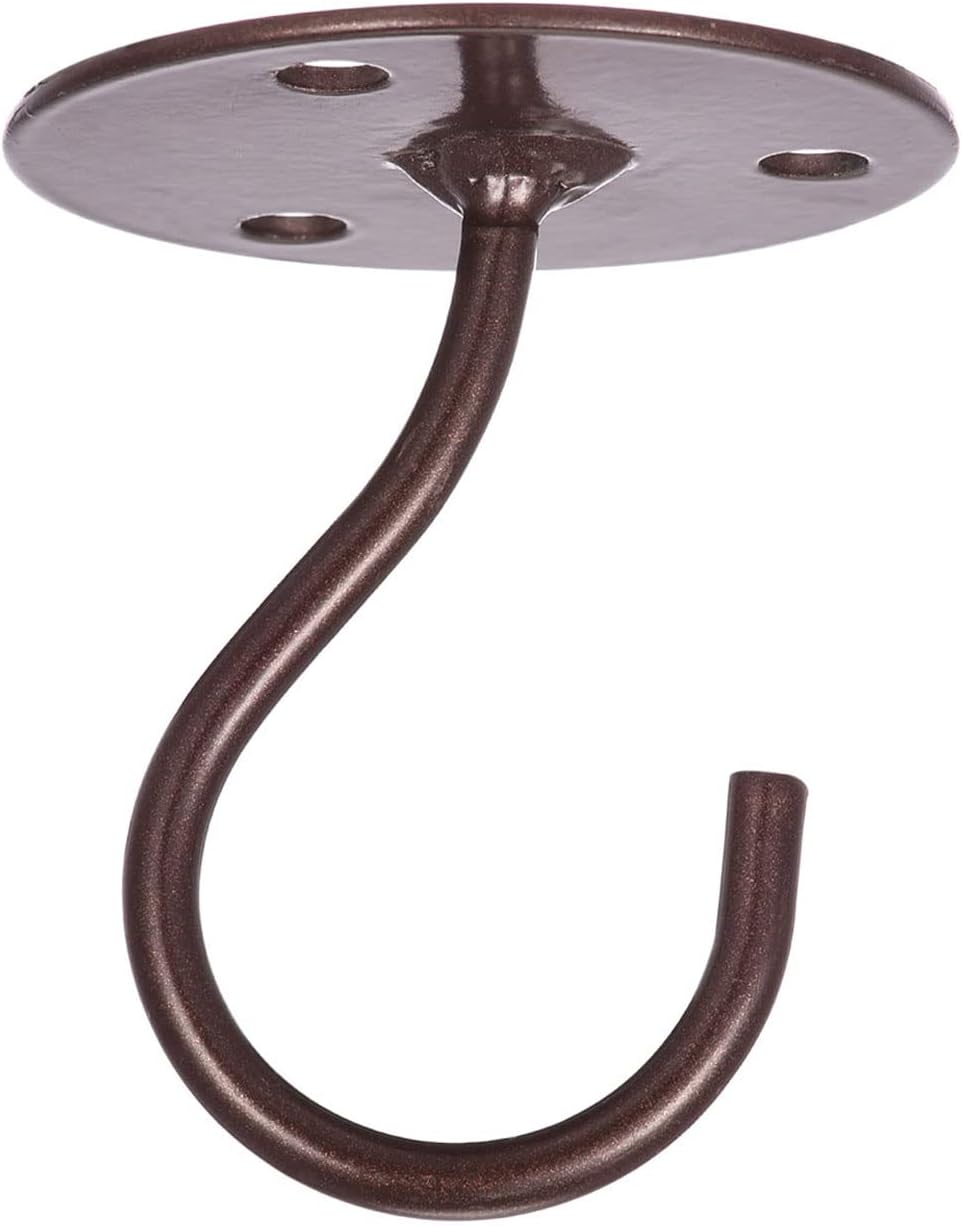 YOKIVE 2 Pcs Heavy Duty Ceiling Hook with Round Plate for Plants and Decorations