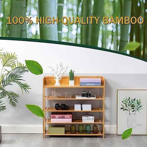 Latifolia Bamboo Shoe Rack 5-Tier Organizer