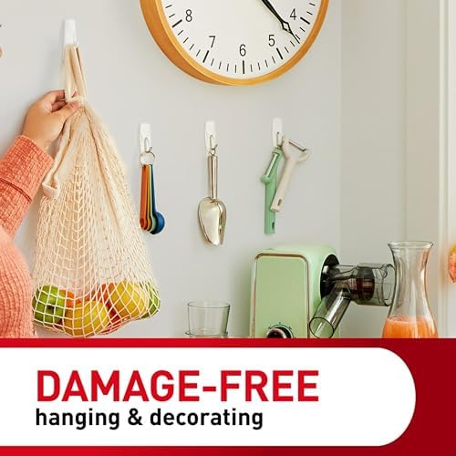 Command 5 lb Large Utility Hooks with 12 Strips