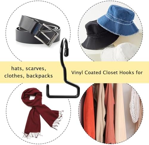 Dapute 8 Pack Twist Design Bag Hanger for Closet