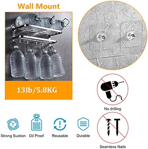 Muuruu Wall Hangers Without Nails 14-Pack Heavy Duty Adhesive Hooks