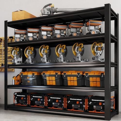 84 Inch Heavy Duty Garage Shelving 6 Tier Storage Unit