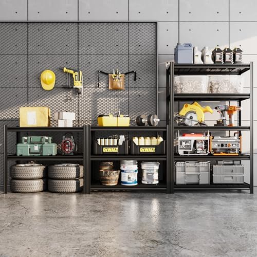 5-Tier 35 W x 158 D x 72 H Heavy Duty Garage Shelving Unit