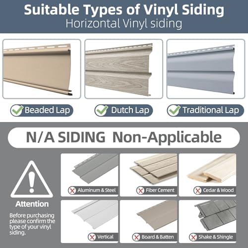 Heavy Duty Stainless Steel Hooks 20 Pack Vinyl Siding Hooks No Hole Siding Hanger