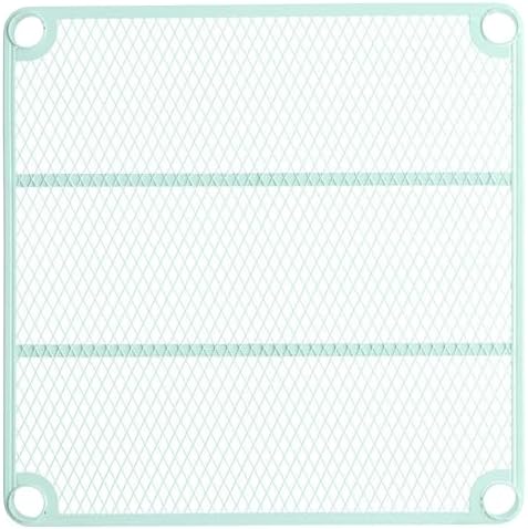 Design Ideas 6 Tier Narrow Metal Storage Shelving Tower Sage Green