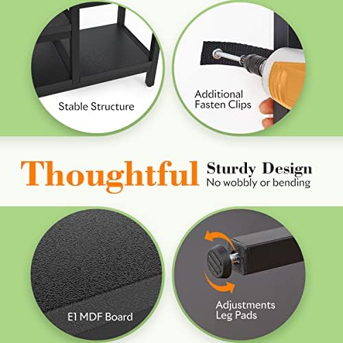 HOKEEPER 600lbs Free Standing Closet Organizer with 6 Metal Shelves Heavy Duty Clothing Rack