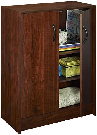 ClosetMaid Dark Cherry 2-Door Stackable Organizer