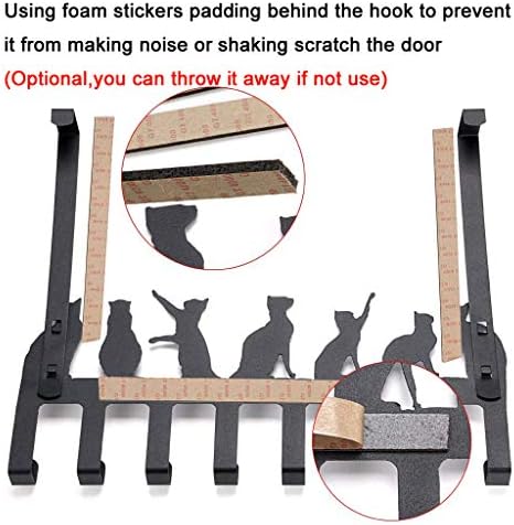 Wintek Over the Door Hook Hanger with 8 Hooks