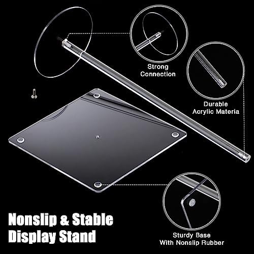 Leinuosen 8 Pcs 12 Hat Stand Display Rack for Hats Wigs and Masks