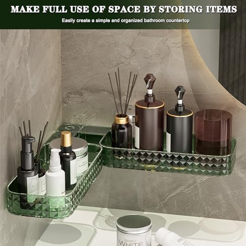 RUIYUE U Shaped Rotating Corner Shelf Pink