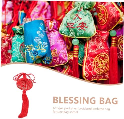IMIKEYA Decorative Sachet Holder Bag Portable High Grade Chinlon Pouch for Chinese Festivals Holidays Weddings Birthdays