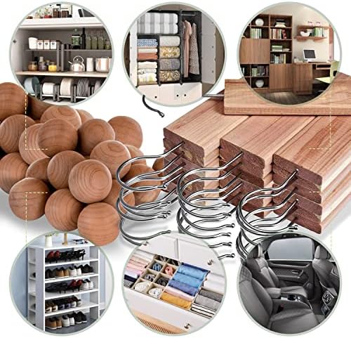 CEDAR HOME Cedar Blocks for Clothes Storage 22 Pieces