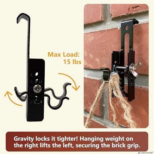 NACETURE Adjustable Brick Wall Clips 4 Pack