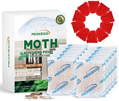 10 Pack Natural Moth Repellent Pouches