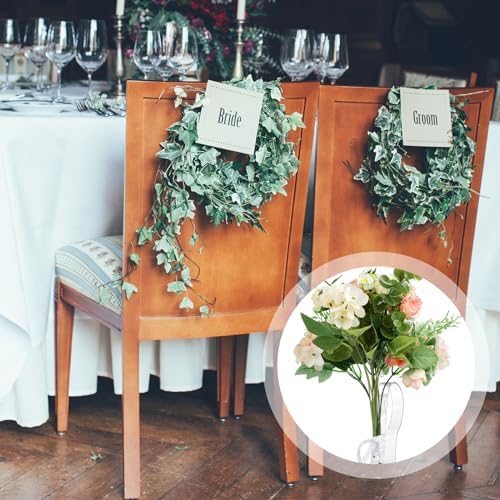 24 Pcs Clear Plastic Pew Clips for Wedding Decor