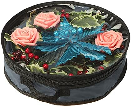 WIVAYE Christmas Wreath Storage Bag 16 Inch Clear Window