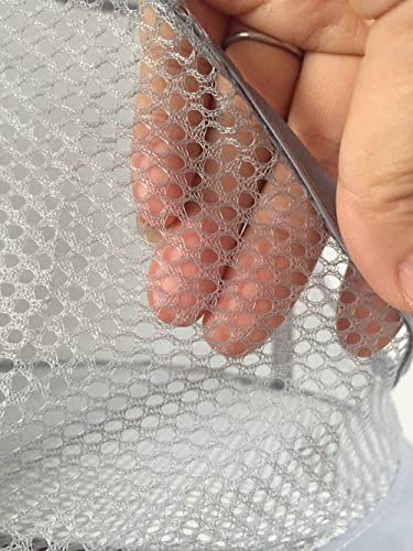 4 Tier Hanging Mesh Storage Organizer with Screw-in Hooks for Clothing and Toys