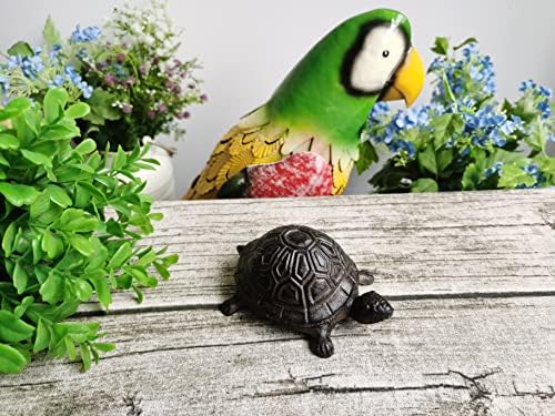 BSTGIFTS Cast Iron Turtle Key Hider