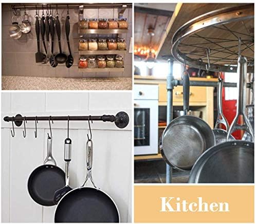 50 Pack Black S Hooks Heavy Duty Kitchen Storage Hooks