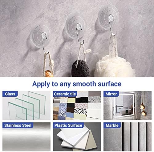 Aweshock Suction Hook Combo 14pcs - 4 Small 8 Medium 2 Large