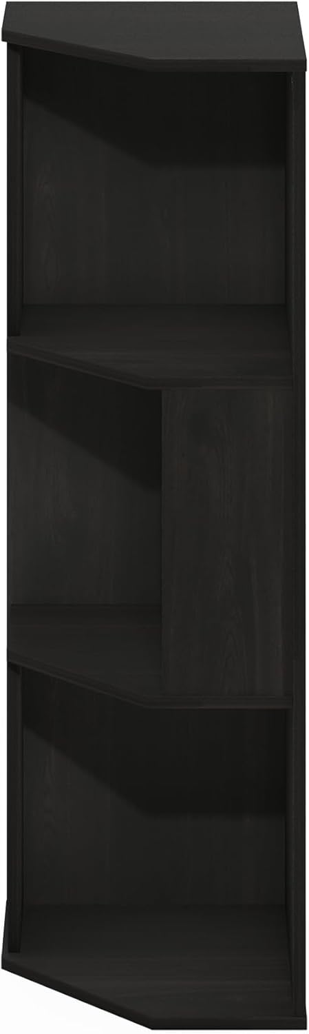 Furinno Econ 3-Tier Corner Bookcase with Modern Design