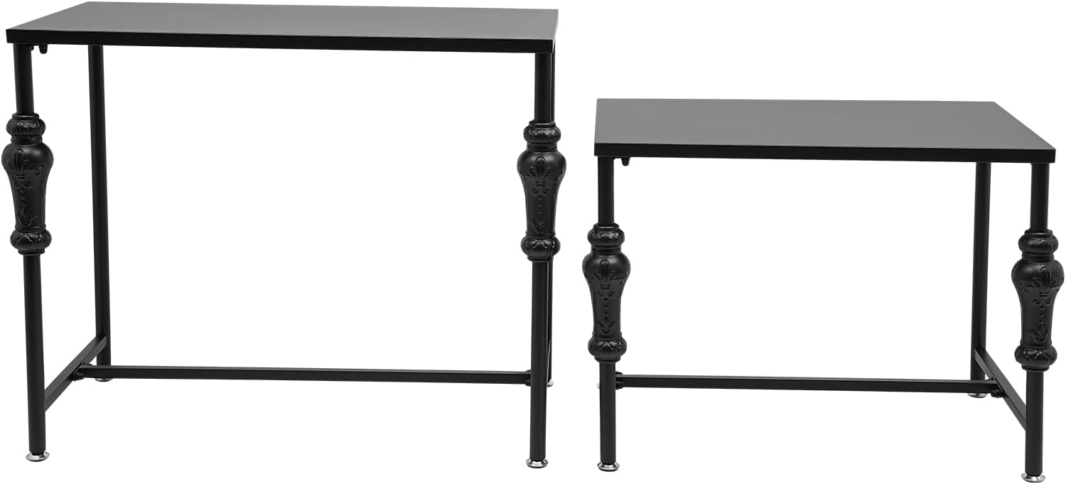 2 Pcs Free Standing Display Tables for Retail Stores