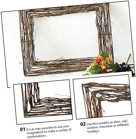 Eco-Friendly Rattan Wreath Hanger Base