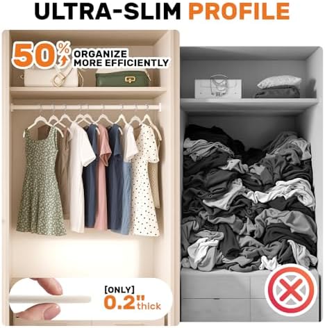 30 Pack Premium Velvet Shirt Hangers with Swivel Hook and Non-Slip Surface