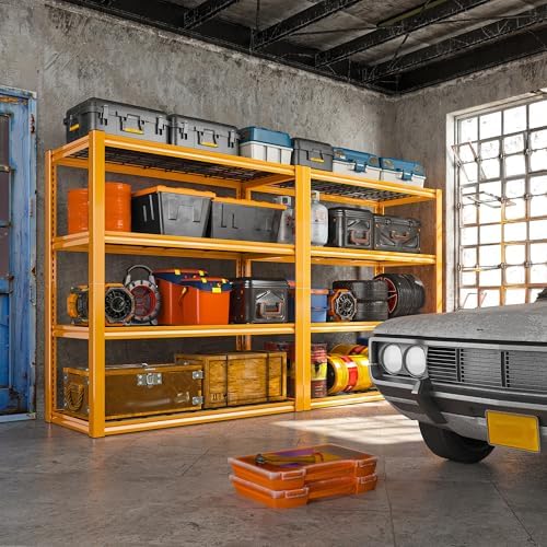 REIBII 4 Tier Heavy Duty Metal Shelving 40 W