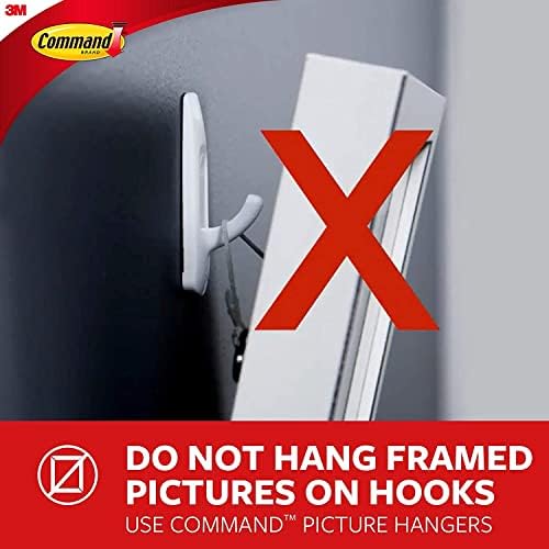 Command X-Large Hooks 2 Pack Damage Free Wall Hanging Strips