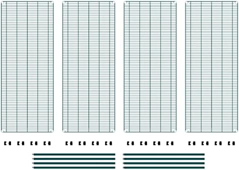 METRO Super Erecta 4 Tier Industrial Wire Shelving Unit with 2000 lbs Capacity