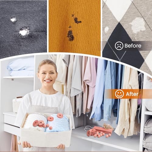 Homode Cedar Blocks for Clothes Storage Set of 30