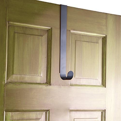 AnapoliZ 2 Piece Black Metal Wreath Hooks