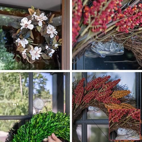 Heavy Duty Suction Cup Wreath Hangers for Front Door