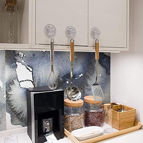 Quntis 4 Pack Suction Cup Hooks for Bathroom and Window