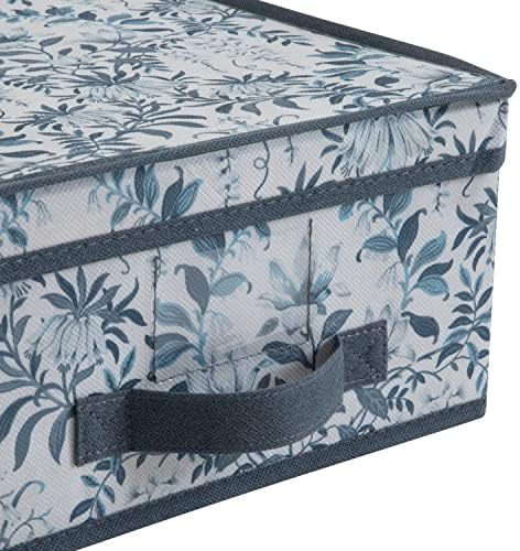 Laura Ashley Medium Storage Box 11x12x6 Foldable Closet Organizer