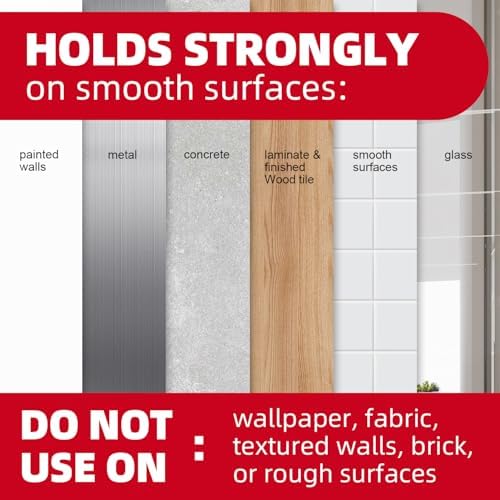 25 Heavy Duty Wire Hooks with Adhesive Strips Damage Free Removable for Keys Towels Hats and Coats