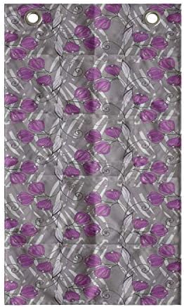 Ambesonne Floral Hanging Pocket Organizer 21x31 Fuchsia Taupe Grey