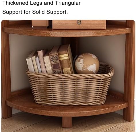 WHYATT Red Corner Storage Shelf Unit