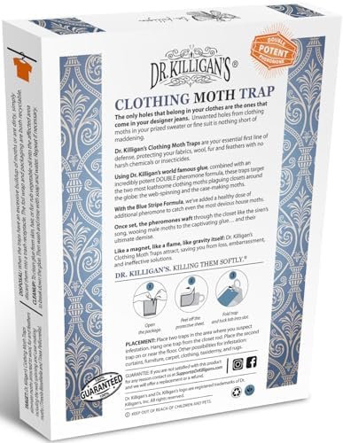 Dr Killigans Premium Double Potent Moth Traps with Pheromones 6 Pack