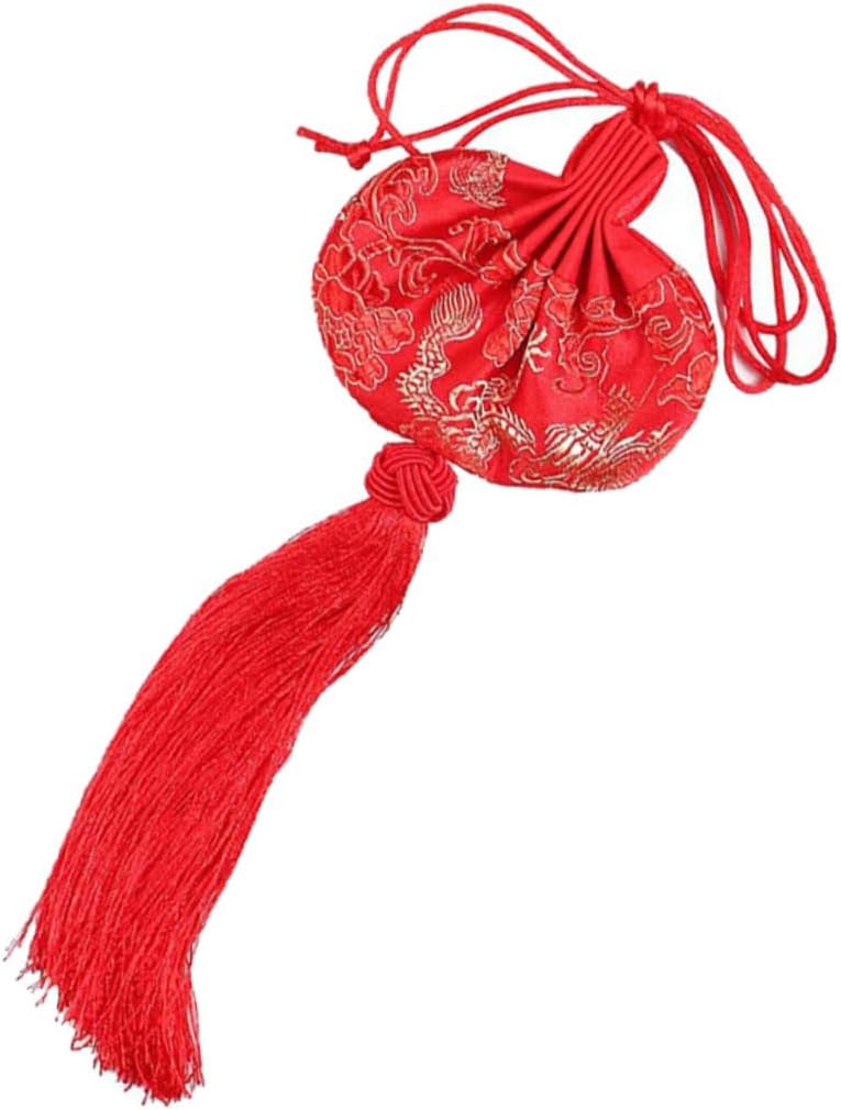 IMIKEYA Decorative Sachet Holder Bag Portable High Grade Chinlon Pouch for Chinese Festivals Holidays Weddings Birthdays