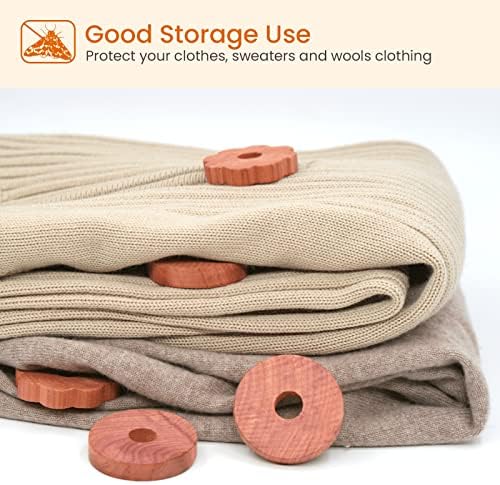 Homode Cedar Chips and 40 Pack Sachets for Storage