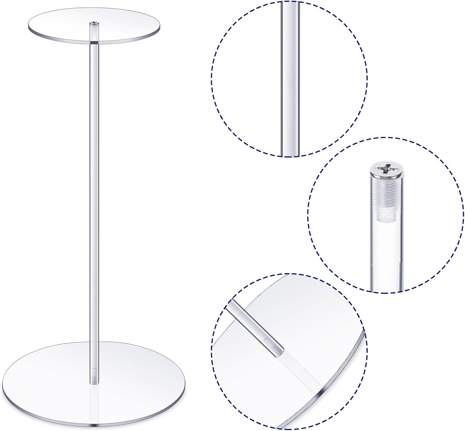 4-Piece Premium Hat Display Stand