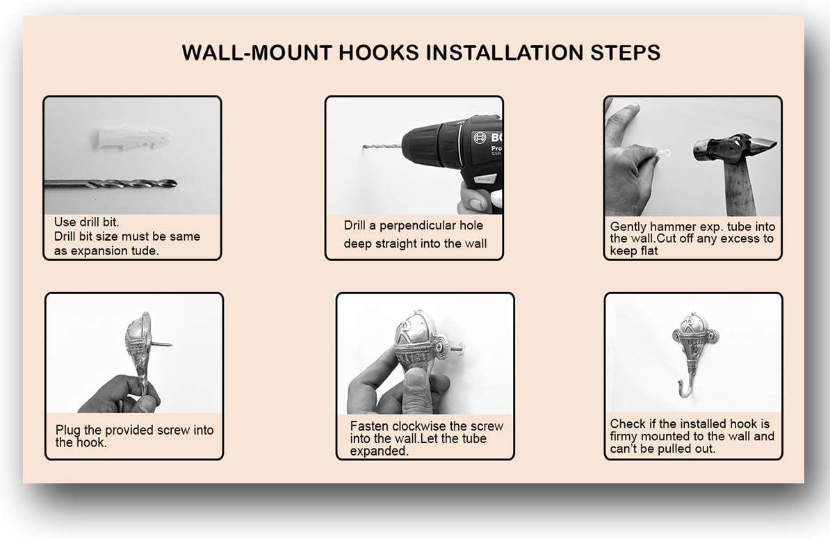Indian Shelf 2 Pack Red Wall Hooks