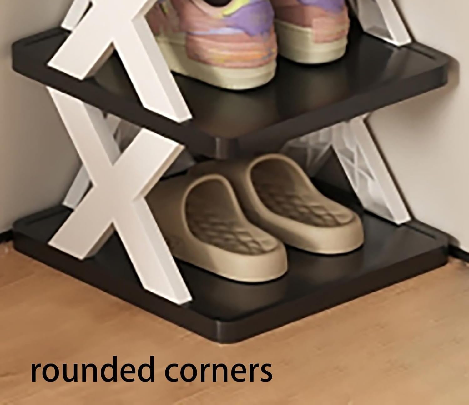 STEPMN 8 Tier Corner Shoe Rack Free Standing
