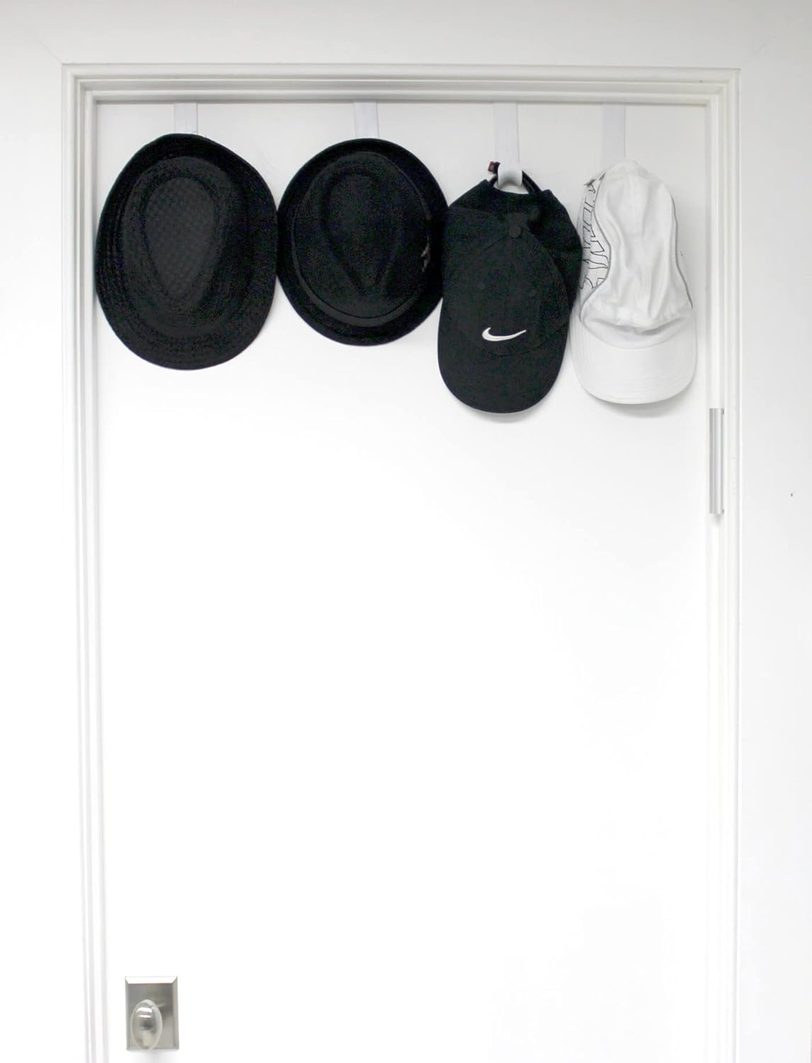 Dependable Industries Essentials Over-The-Door Hook Set 4-Pack
