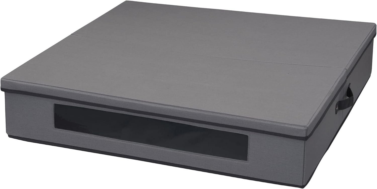 Household Essentials Gray Wreath Storage Container 30 Inch