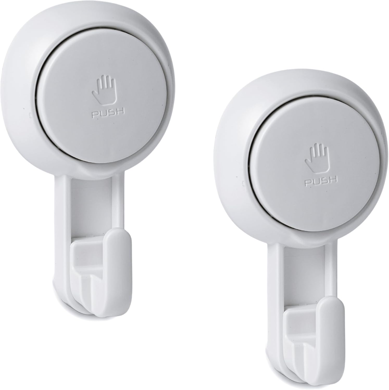 HOMEI Suction Cup Hooks 2 Pack Heavy Duty