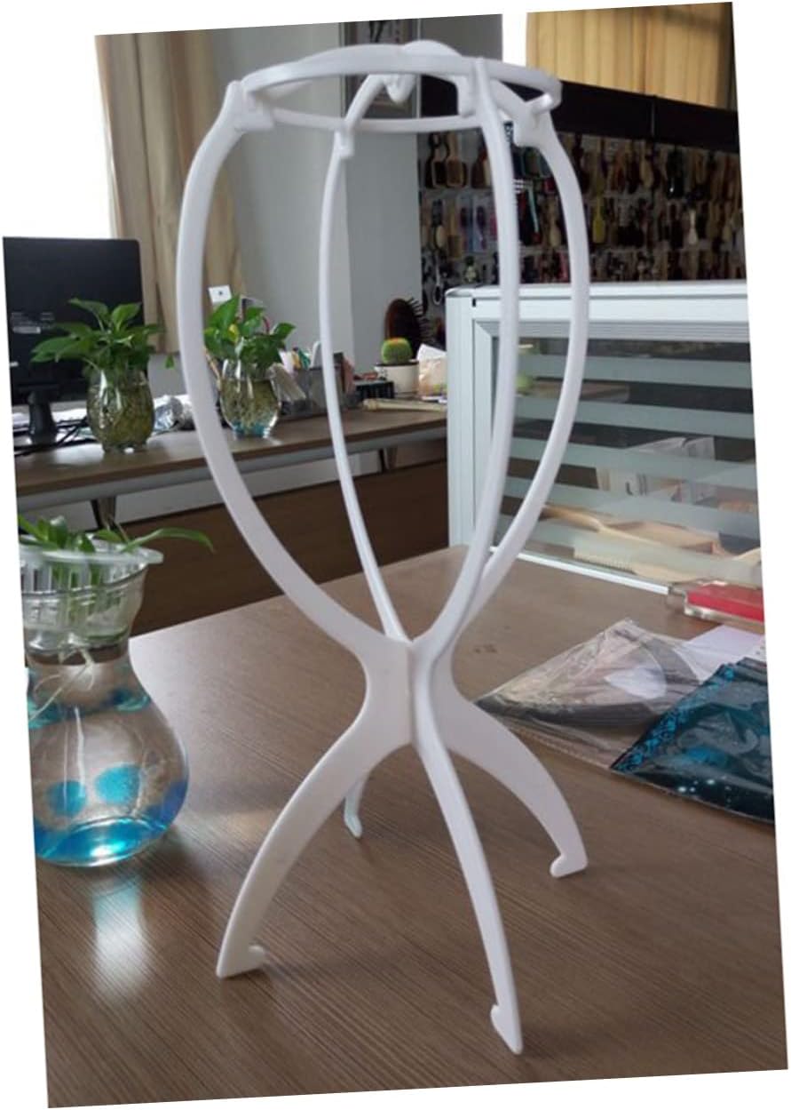 6pcs Durable Wig Stand Holder for Wigs and Hats Collapsible Hair Display Support