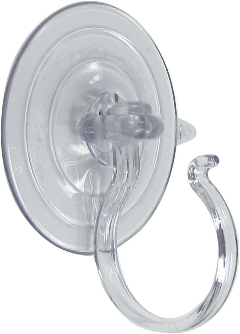 Adams Giant Suction Cup with Hook for Wreaths and Decorations